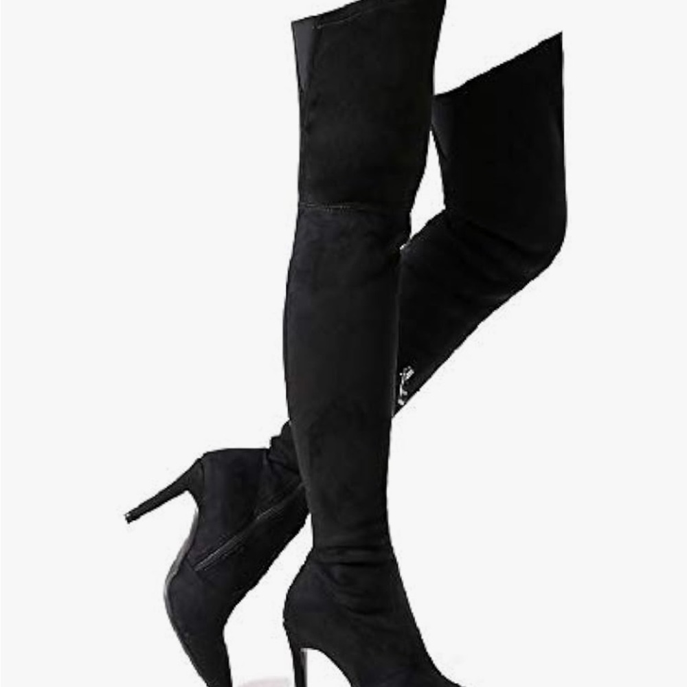Black Over-the-Knee Boots